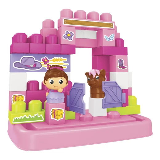 Mega Bloks Pony Stable Building Block Bucket 6633 - ميجا بلوكس - Image 3